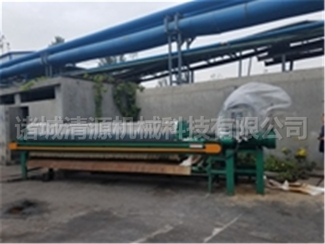 板框式壓濾機安裝現場(chǎng)