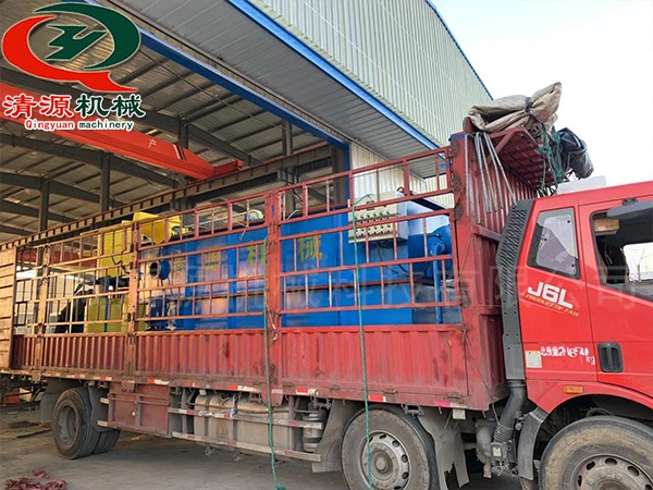 發(fā)往江蘇客戶(hù)的餐洗廢水處理設備