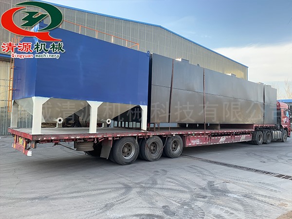 發(fā)往青島城陽(yáng)地埋式生活污水處理設備，斜管沉淀器